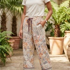Anthropologie Multicolor Wide Leg Pants